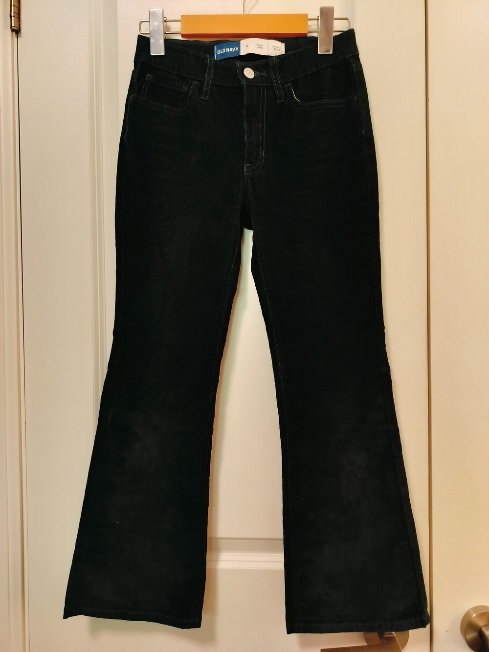 Old Navy Green Flared Cord Pants Kids 10